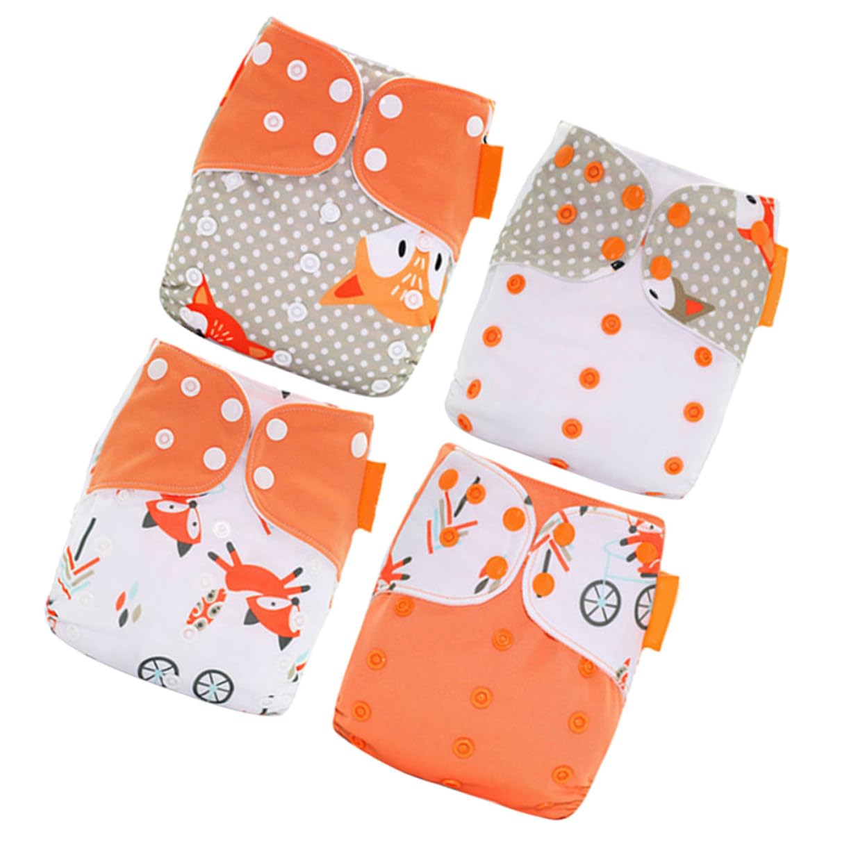 BESTonZON 4piezas Pañal para Lavable de Práctico Hogar Adecuado para Recién Nacidos para Uso Diario