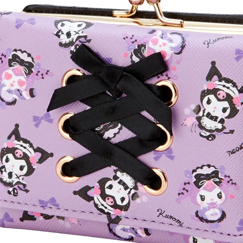 Kuromi Wallet Clutch/Card Case/Pu Wallet Short Foldable Wallet/Coin Purse Girl, Color 2, us:7 / cn:39, Coin Purses2