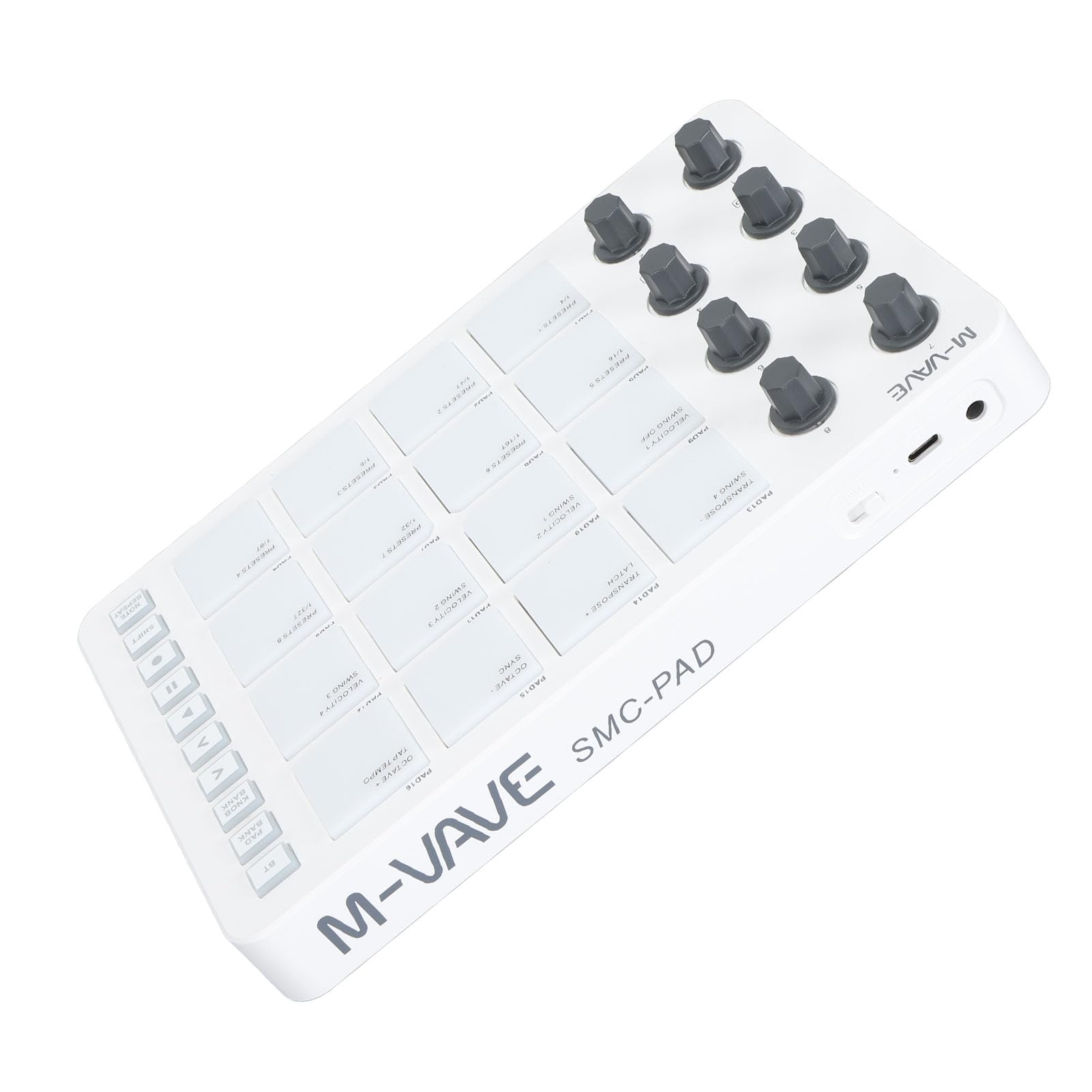 Dpofirs Controller MIDI con 16 Pad RGB e 8 Manopole Beat Maker Machine per la Produzione Musicale