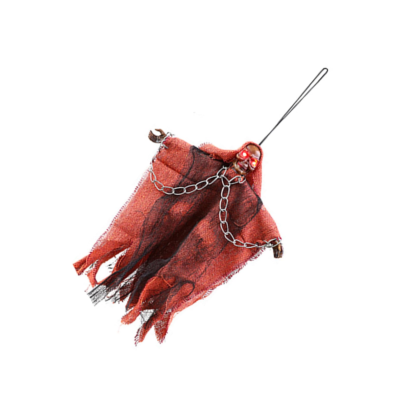 Yhplxyuus Glowing Decoration with LED Lights Durability Iron for Party Scary Hanging Decoration Horror Themed