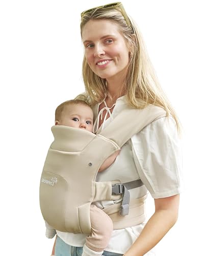 GROWNSY Newborn Carrier, Ergonomic, Cream