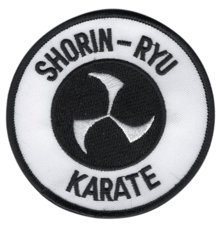 Martial Arts Embroidered Patches Badges for Uniforms, Accesories Badge - Shorin-Ryu Karate Patch
