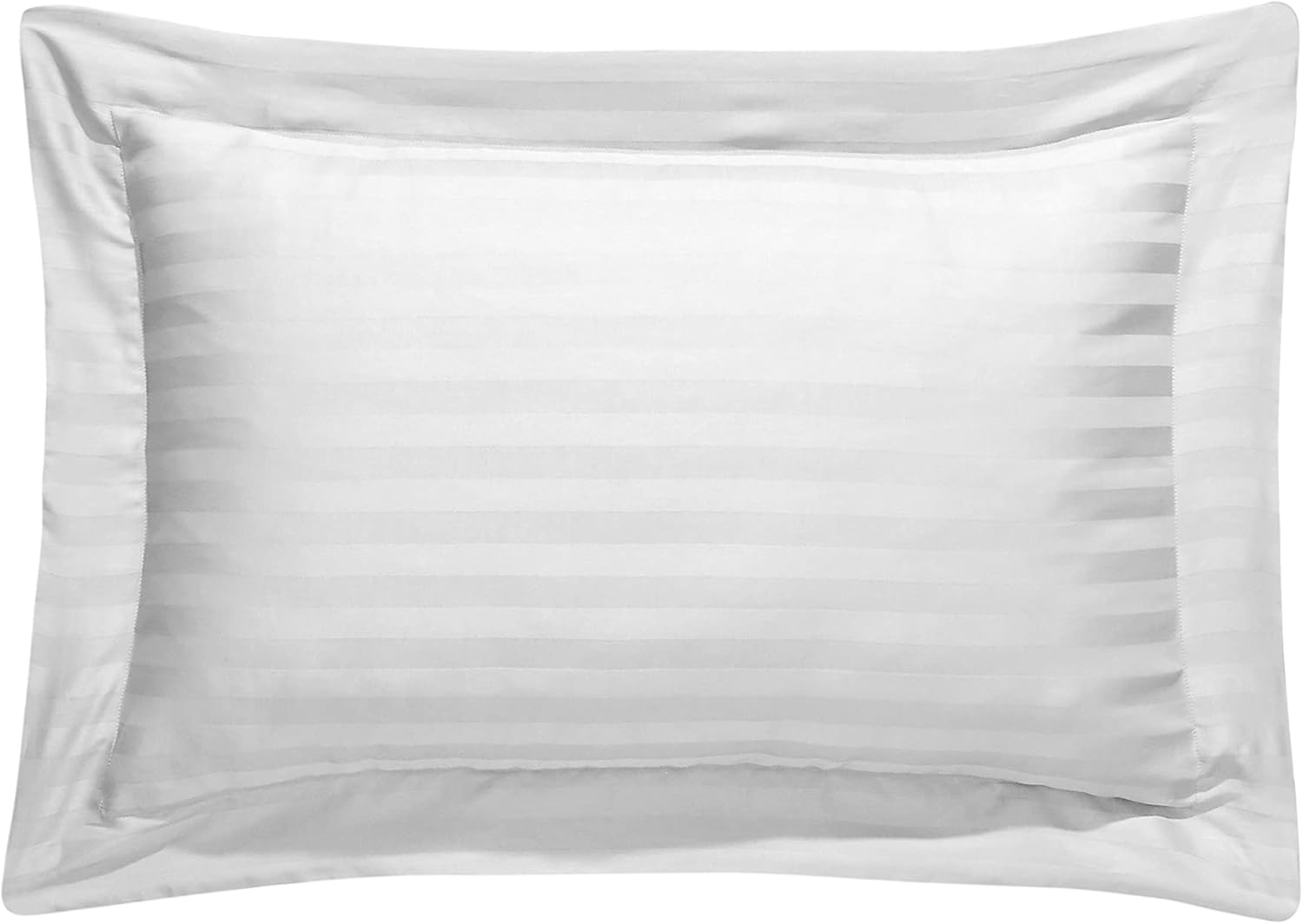 Sleepdown Hotel Quality Oxford Pillowcases 100 Cotton Satin Stripe 2