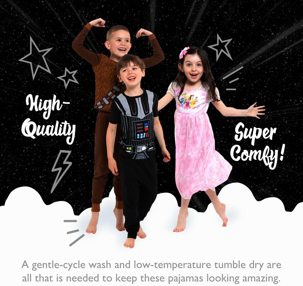 STAR WARS boys 2-piece Loose-fit Pajama Set, Soft & Cute for Kids - Image 5