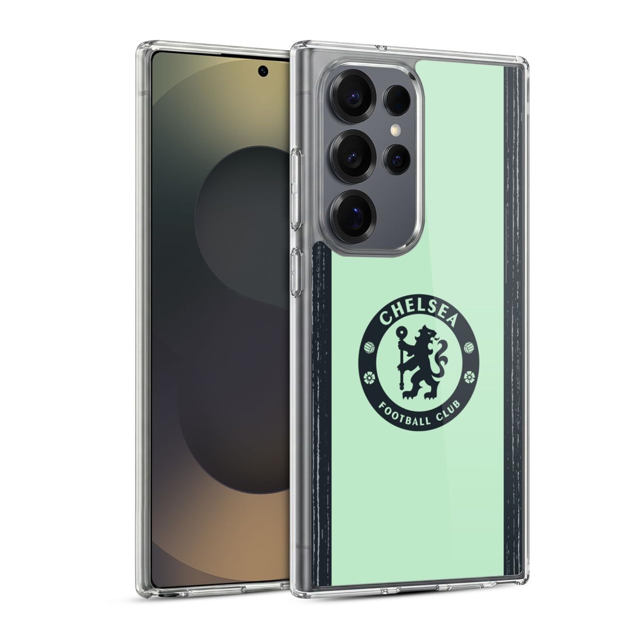 Head Case Designs Officially Licensed Chelsea Football Club Third 2023/24 Kit Gel Case [Military Grade Protection] Compatible with Samsung Galaxy S25 Ultra and Compatible with MagSafe — image 1
