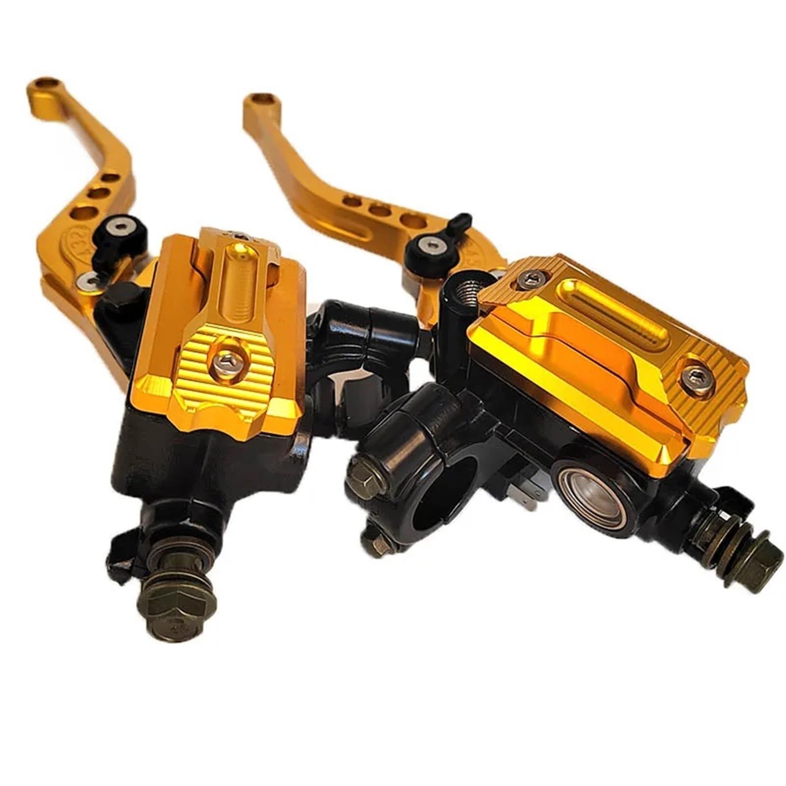 Ouvecr G Motorbike Brake Levers Motorcycle Handlebar Master Cylinder Levers Handle Hydraulic Brake Pump Clutch(G)