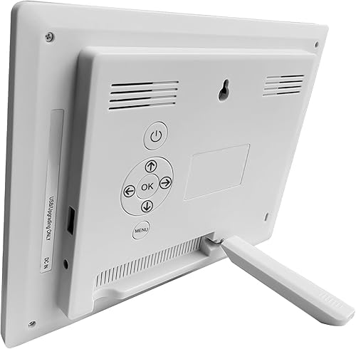 Miniatura 8 de Calendario digital con fecha, reloj despertador múltiple de 8 pulgadas, pantalla grande, atenuación automática, mesa de escritorio eléctrico,