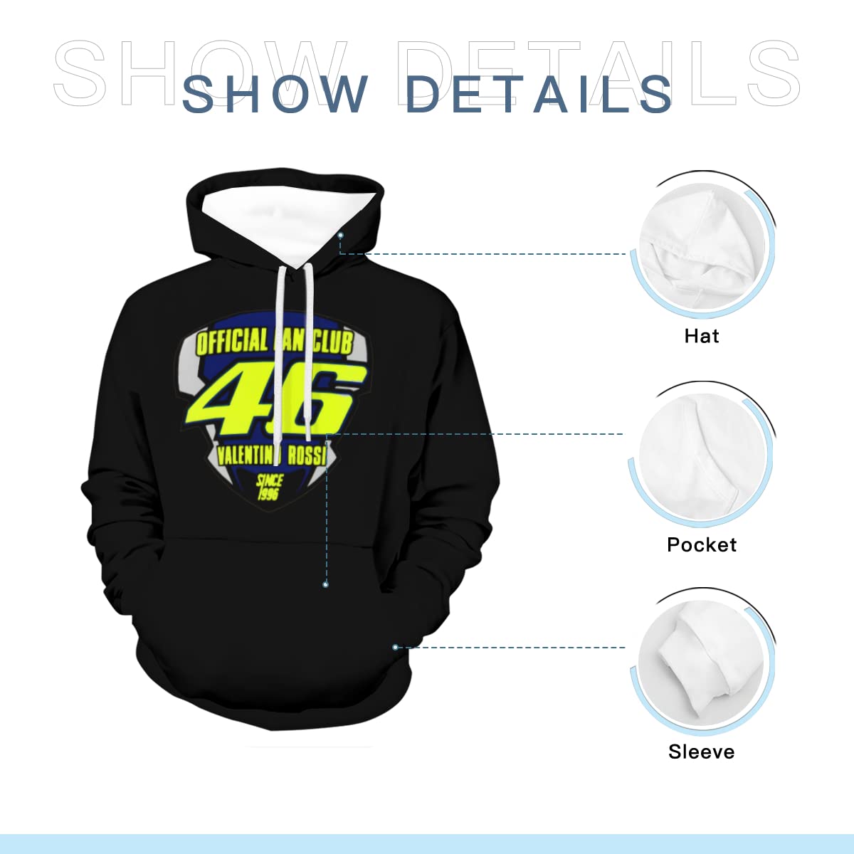 Amazon.co.jp: パーカー バレンティーノ ロッシ VR46 メンズ 上下2点