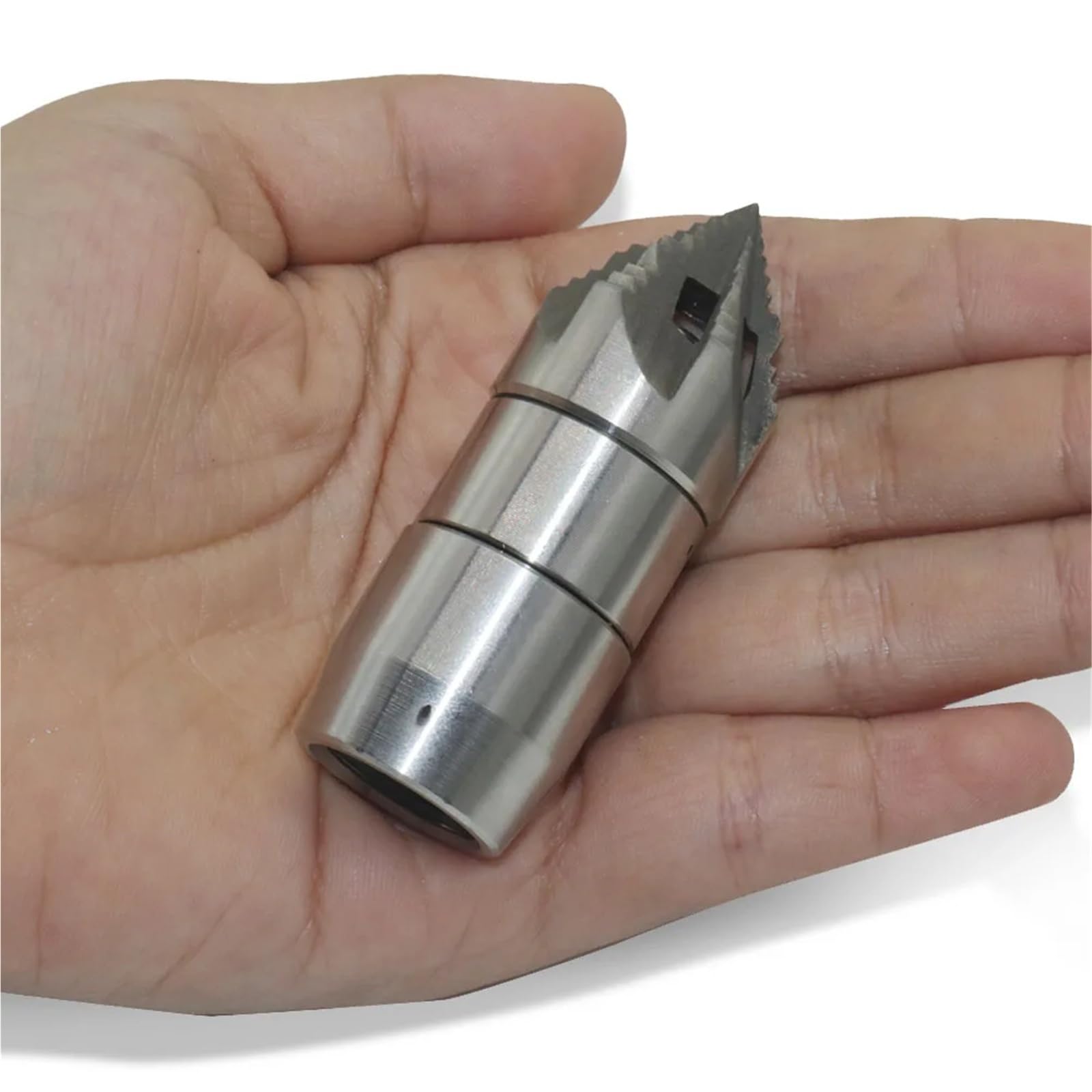 Compatibile con apparecchiature ad alta pressione – Mini ugello rotante con filettatura interna da 3/8'', 16 mm, 2 fori anteriori + 3 fori posteriori, 30 l/min