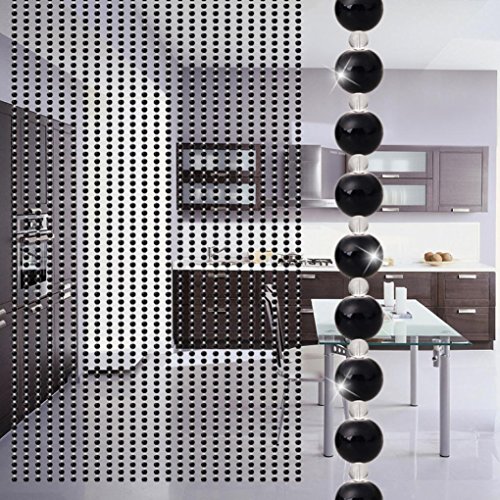 Kanzd New Crystal Glass Bead Curtain Luxury Living Room Bedroom Window Door Wedding Decor for Home (C)