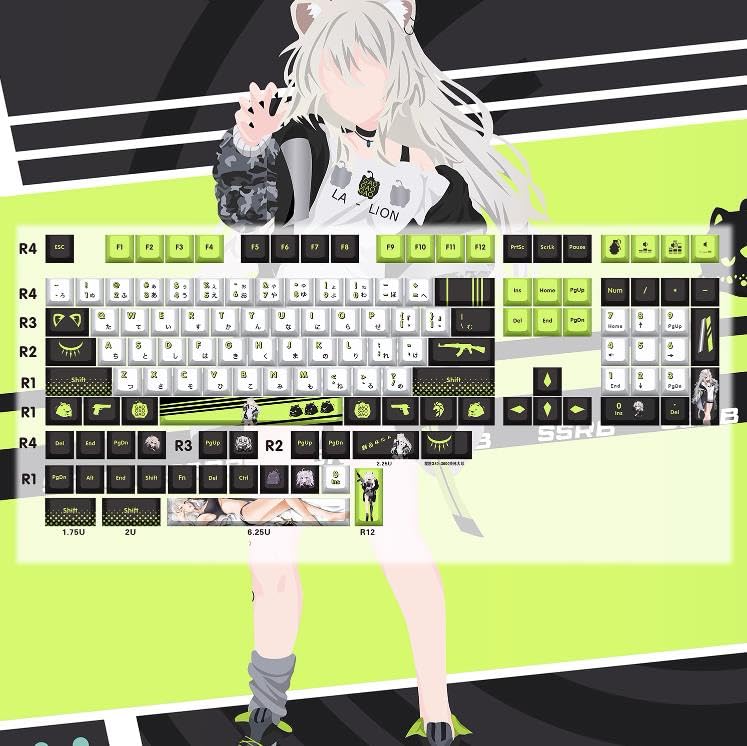 Amazon.co.jp: バーチャル YouTuber vtuber キーキャップ PBT 熱昇華