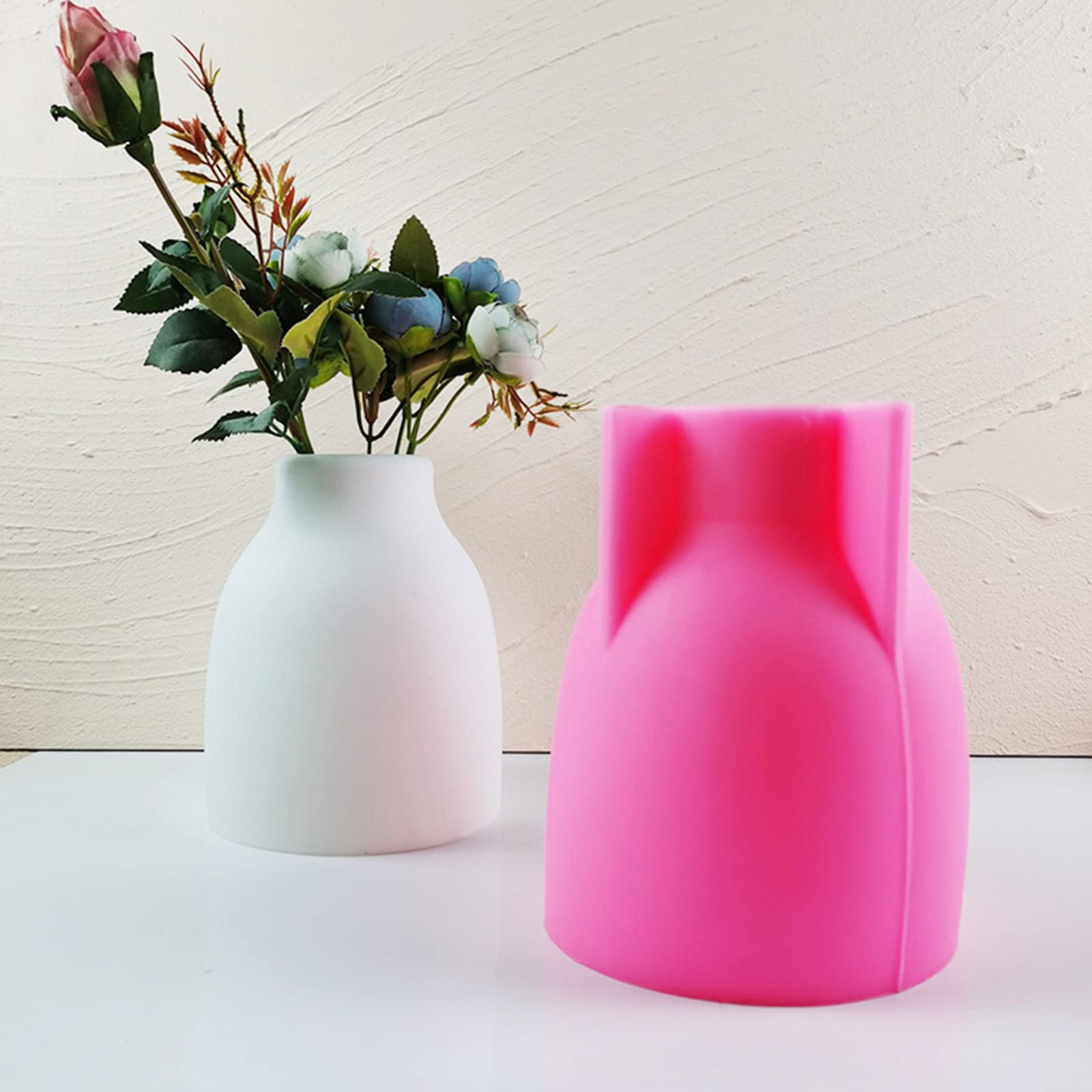 Molde de silicona para hormigón, para hacer macetas, yeso, cemento, decoración en maceta, herramienta de organización de flores