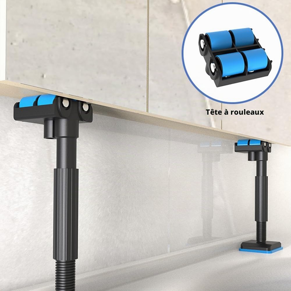 2Pcs Support Réglable pour Meuble