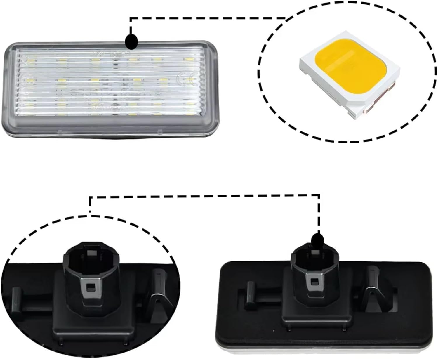 車のナンバープレートライト Compatible With For J120 For Land For Cruiser For Pr