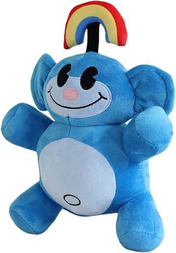 Miniatura 4 de 7 piezas de peluche de mono arcoíris, 12 pulgadas KND Rainbow Monkey Peluches de peluche de animales de peluche, recuerdo de fiesta de cumpleaños