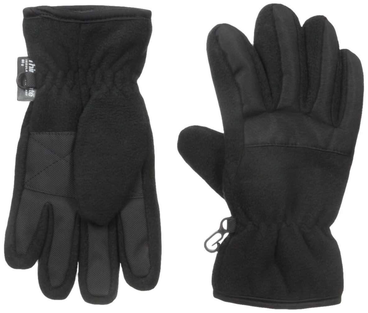 Big Boys' Solid Ski Sport Fleece Ski Gloves
