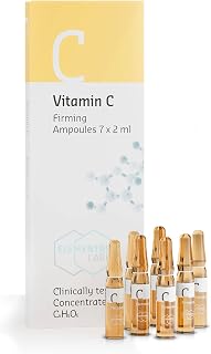 Vitamin C Ampoule 7 x 3 ml - Anti Aging Serum Vitamin C - Anti Wrinkle Serum Face - Skincare Glow Face Care - Instant Effect on Wrinkles - Remove Dark Circles - Remove Pigment Spots - Gift for Women