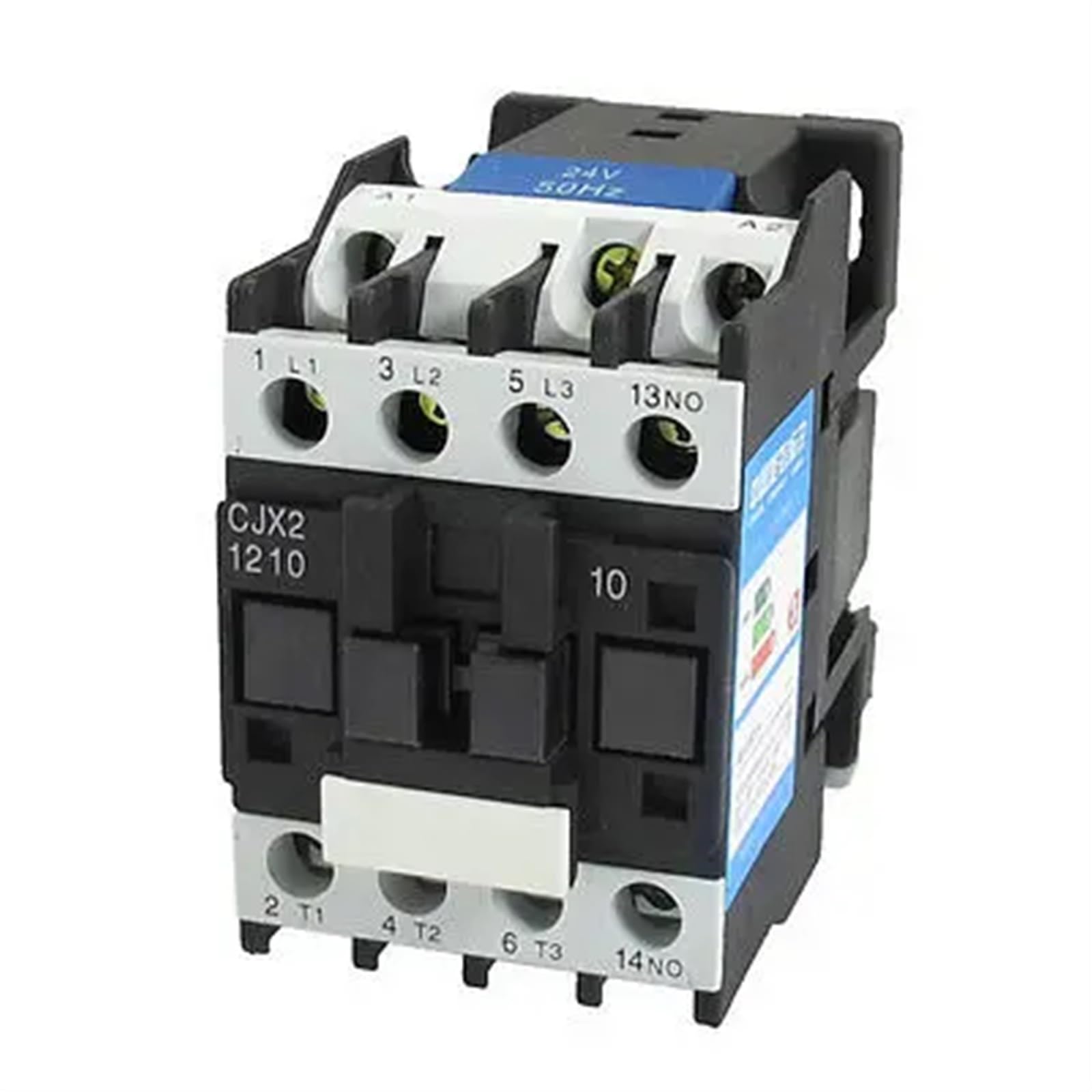 Contacteur AC triphasé 660V anti-surchauffe pour montage sur rail DIN avec bobine 24V