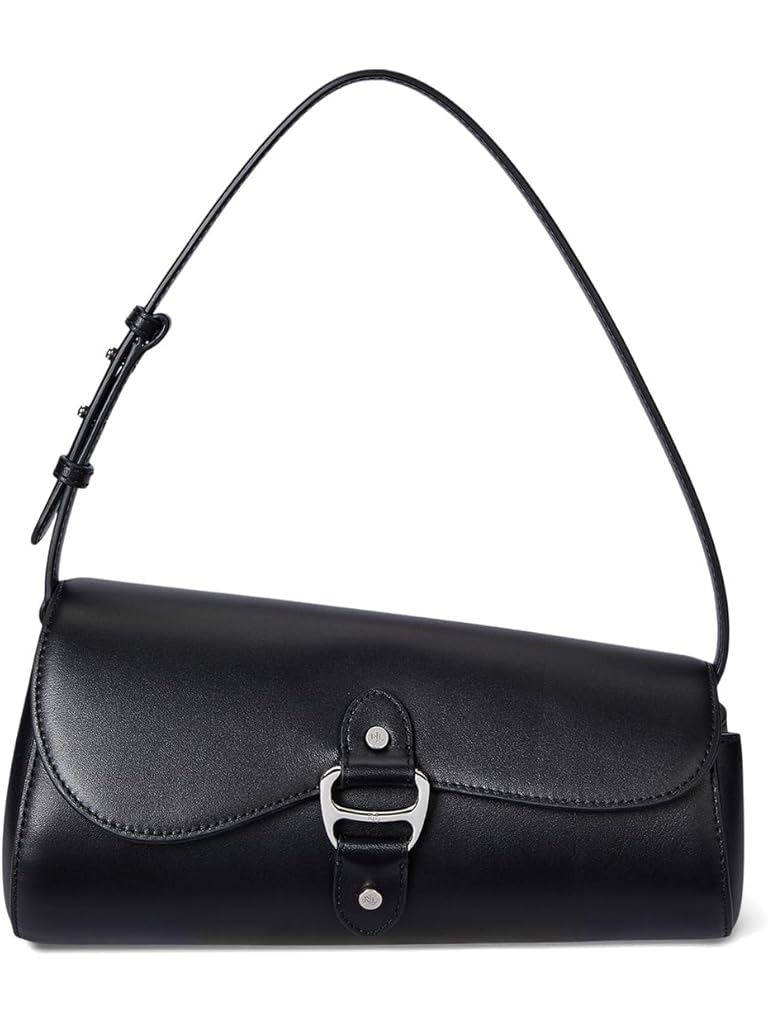 Black Lauren Ralph Lauren Leather Medium Tasha East-west Shoulder Bag