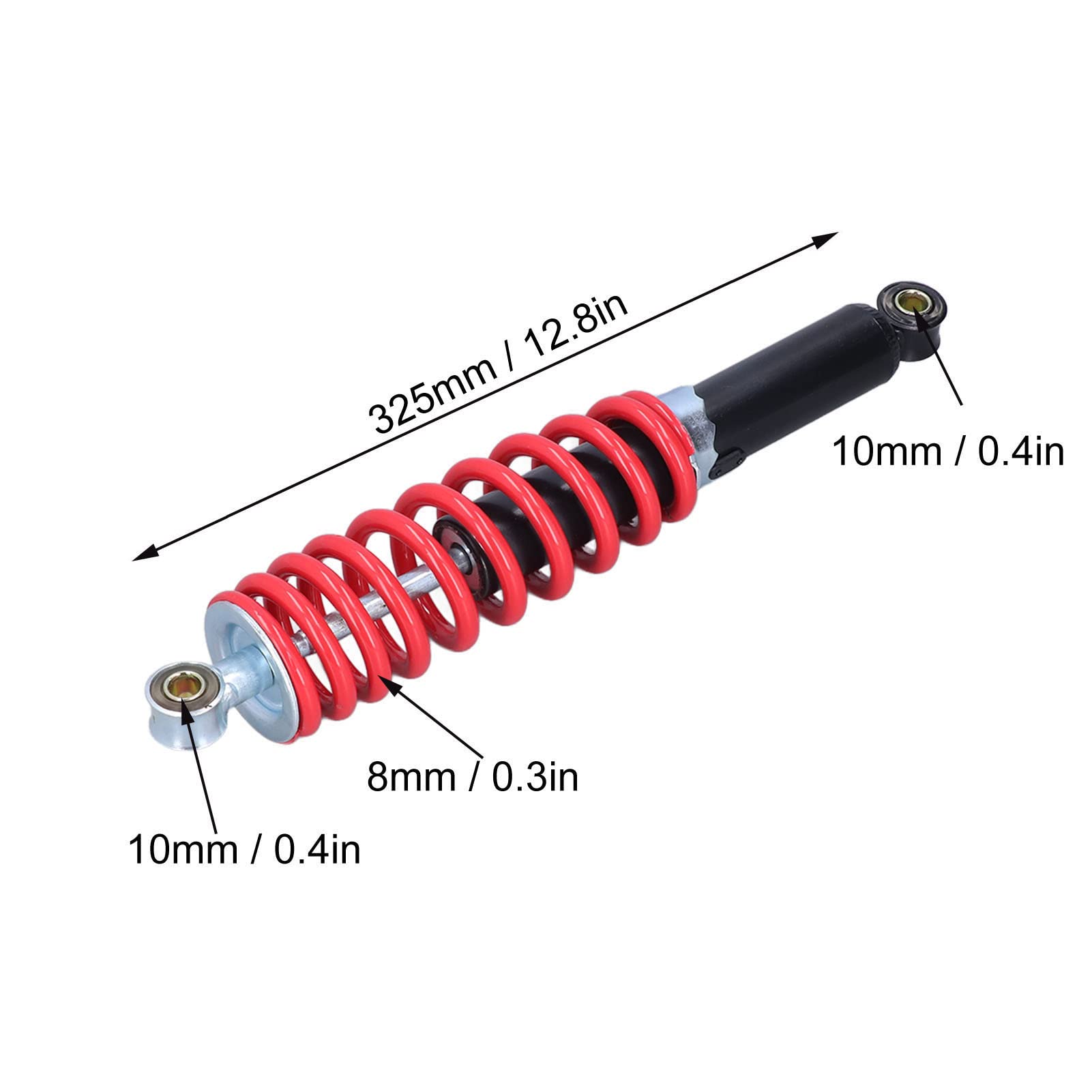 Przednich amortyzatorem Premium Premium Ważne zawieszenie dla 110 cm3 125 cm3 150cc motocyklowy rower ATV 12,8 cala Wysoka wydajność Zespół sprężyny