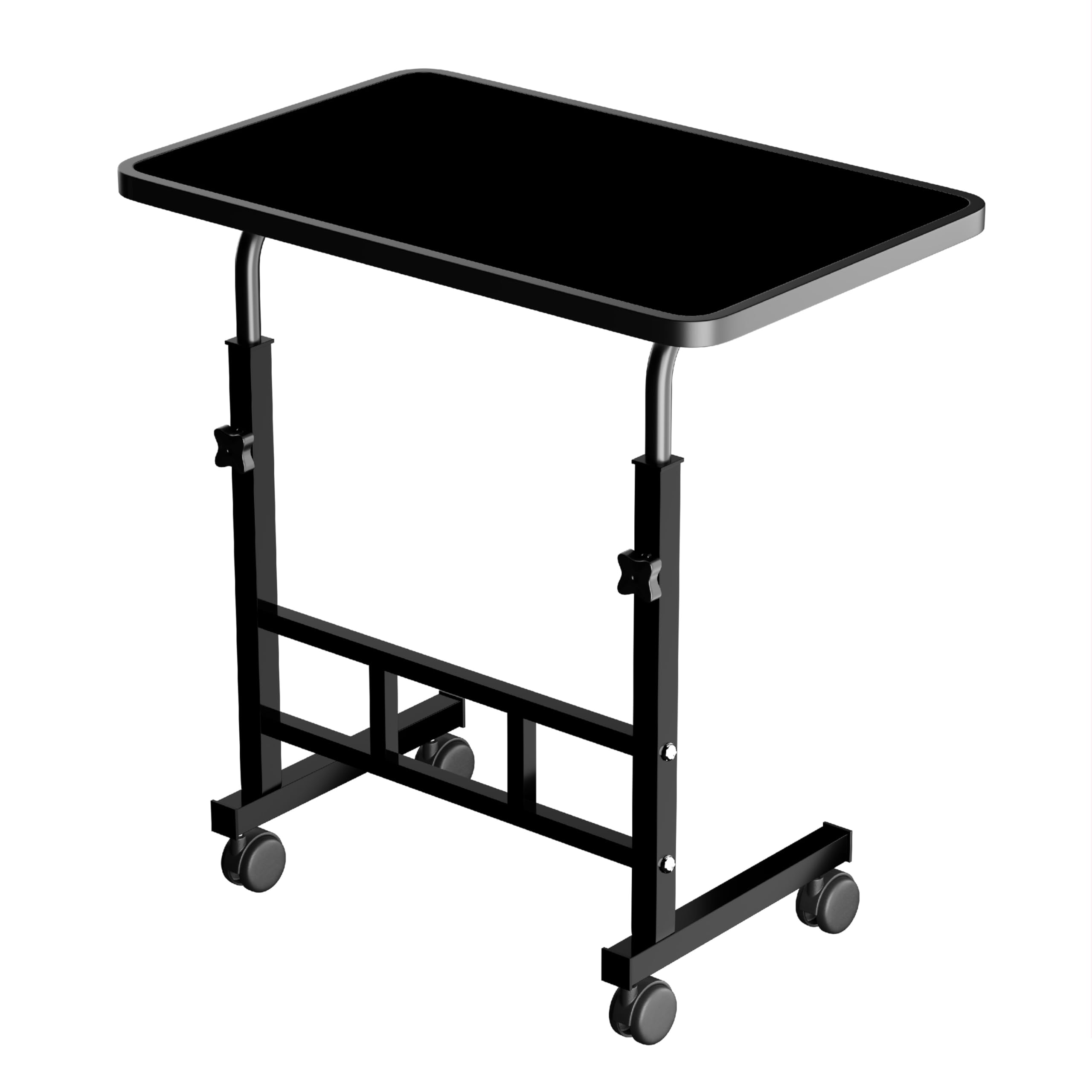 Multi-Purpose Laptop Table, Study Table| Heavy Duty Bed Table| Adjustable for Height, Portable for Office, Work Form Home | DIY Table, Easy to Asembl (ADJ Black)-picture-13