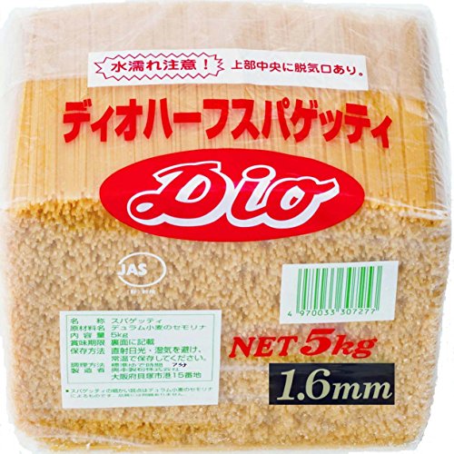 奥本製粉 スキー ディオハーフスパゲッティ1.6㎜ 5kg