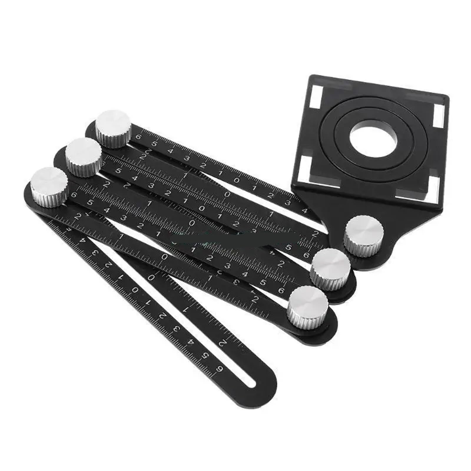 Multi Angle Measuring Ruler Folding Ruler Tile Hole Positioning Multi Template Rulers