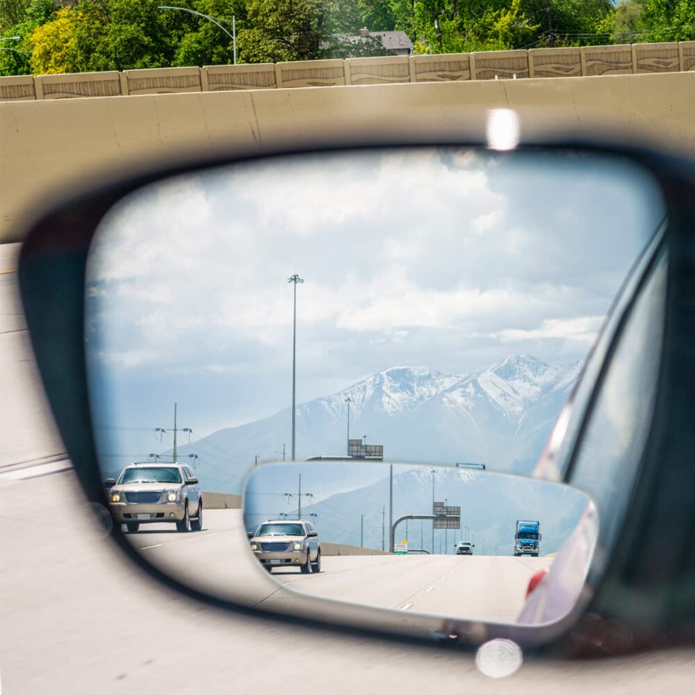 Specchietto Retrovisore Per Punti Ciechi - 2 Pezzi, Convesso E Regolabile 360° - Foto 5