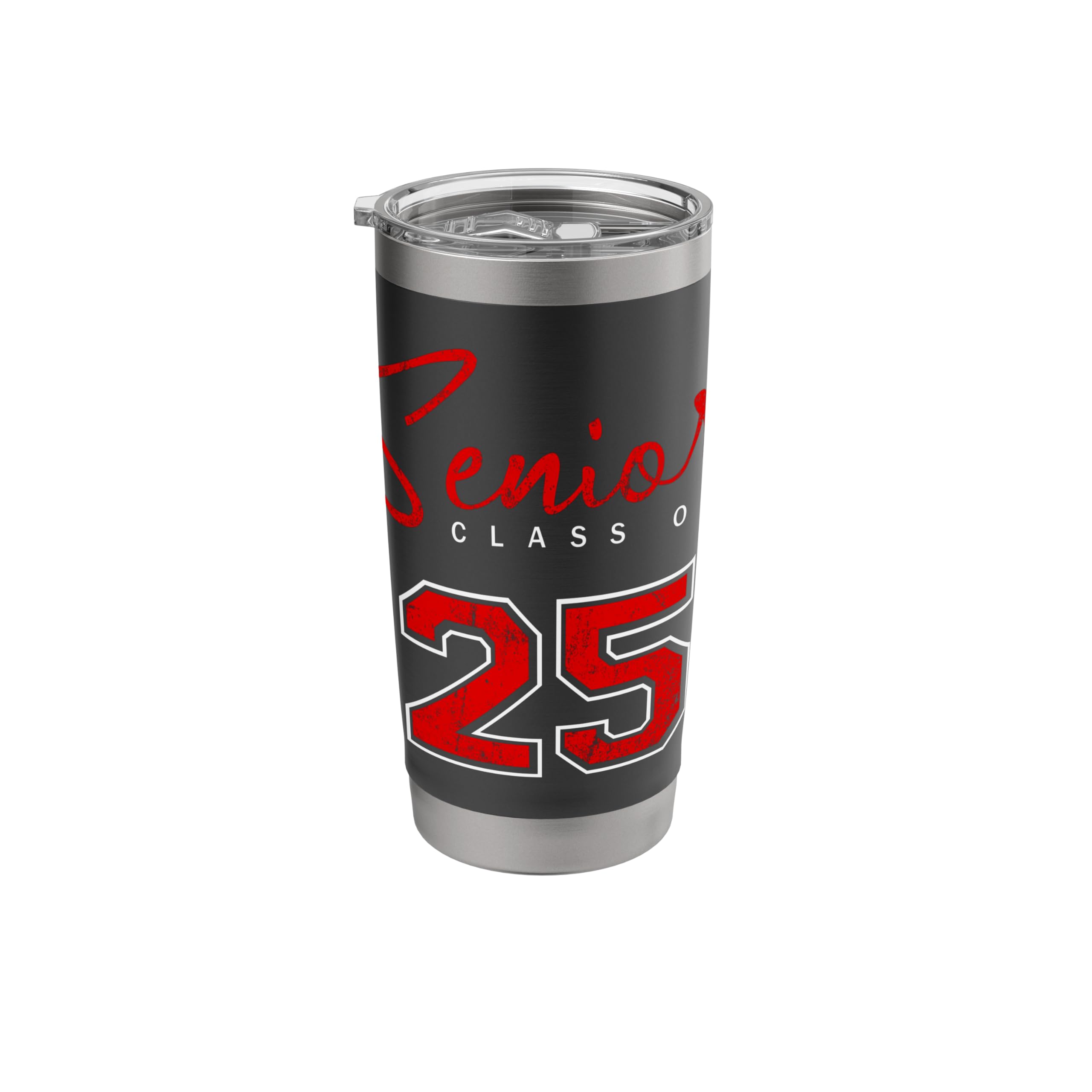 SENIOR 2025 - CLASS OF 2025 SENIOR - RED GRADS OF 25 2 Stainless Steel Insulated Tumbler