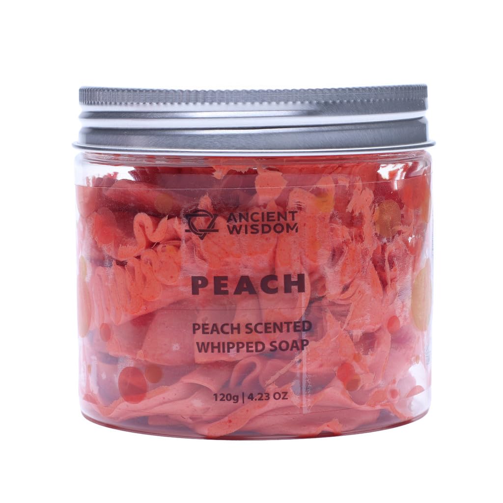 AW Scented Whipped Cream Soap Luxurious Body Wash 120g (Peach)