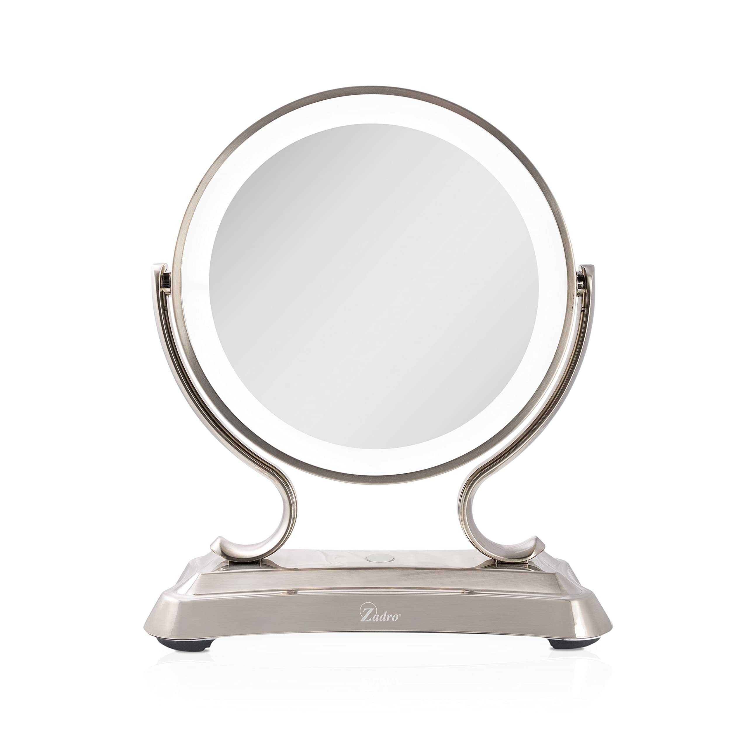 Buy Zadro 12 Inch Round Big Vanity Mirror with Light LED Ring Lighting Touch Dimmer Control