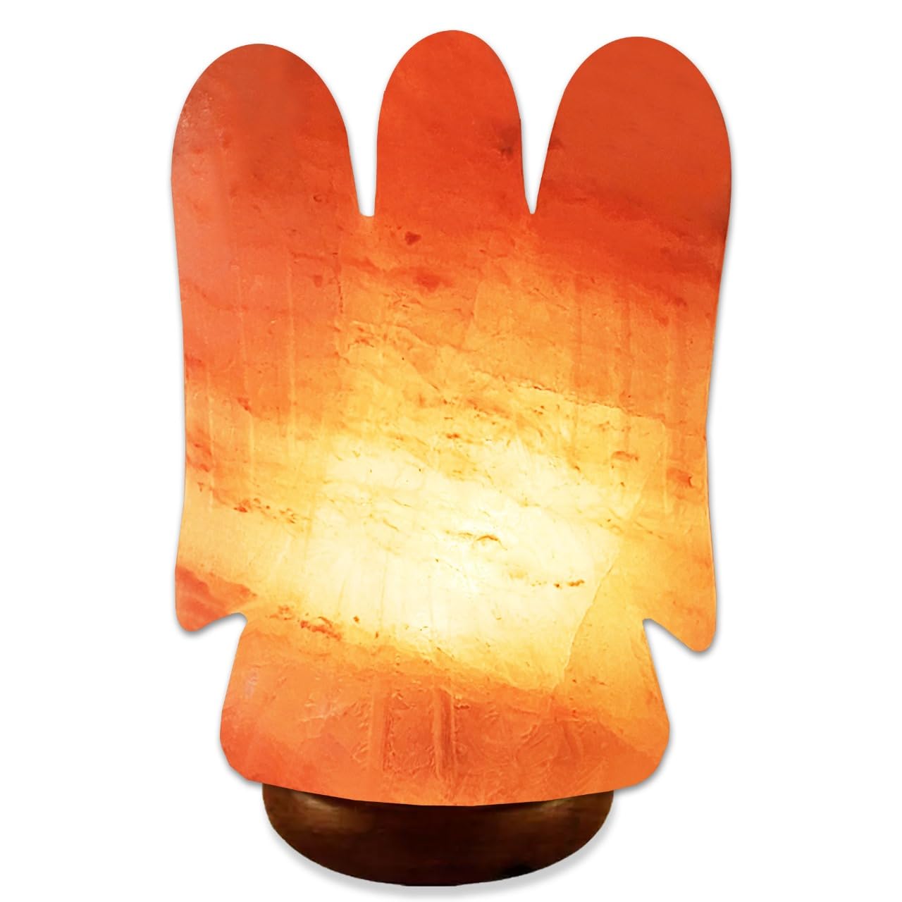 Sponsored Ad – Angel Shape Himalayan Salt Lamp Pink Rock Crystal Light | Natural Quality Hand Crafted from Foothills of Himalayas Comes with Complete Fitting Wooden Base UK Switch Cable and Bulb (Angel Shape)