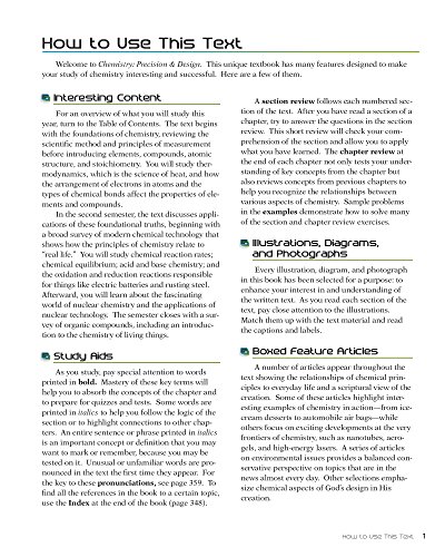 Image of Chemistry: Precision and Design - Abeka 11th Grade 11 Highschool Science Student Text Book
