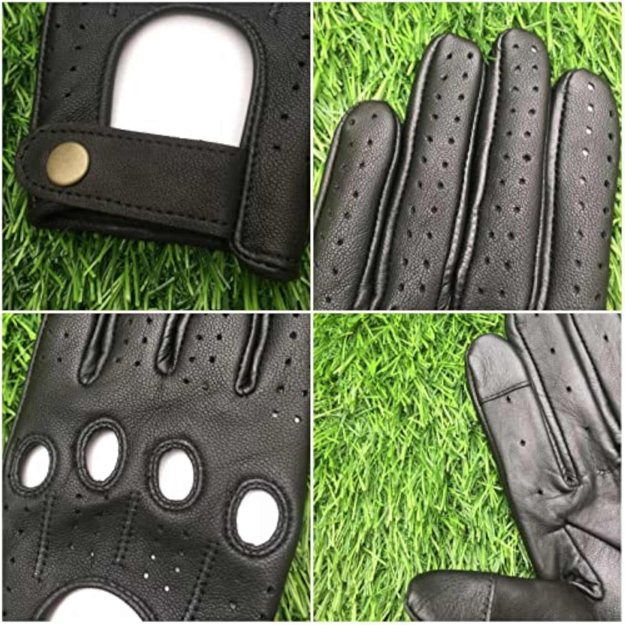 Men's and Women's Leather Cycling Gloves