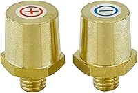 Vista 15 de Ampper Terminales de poste de carga de batería de poste lateral de latón macho de 3/8"-16 roscas, poste lateral estándar adaptador de poste