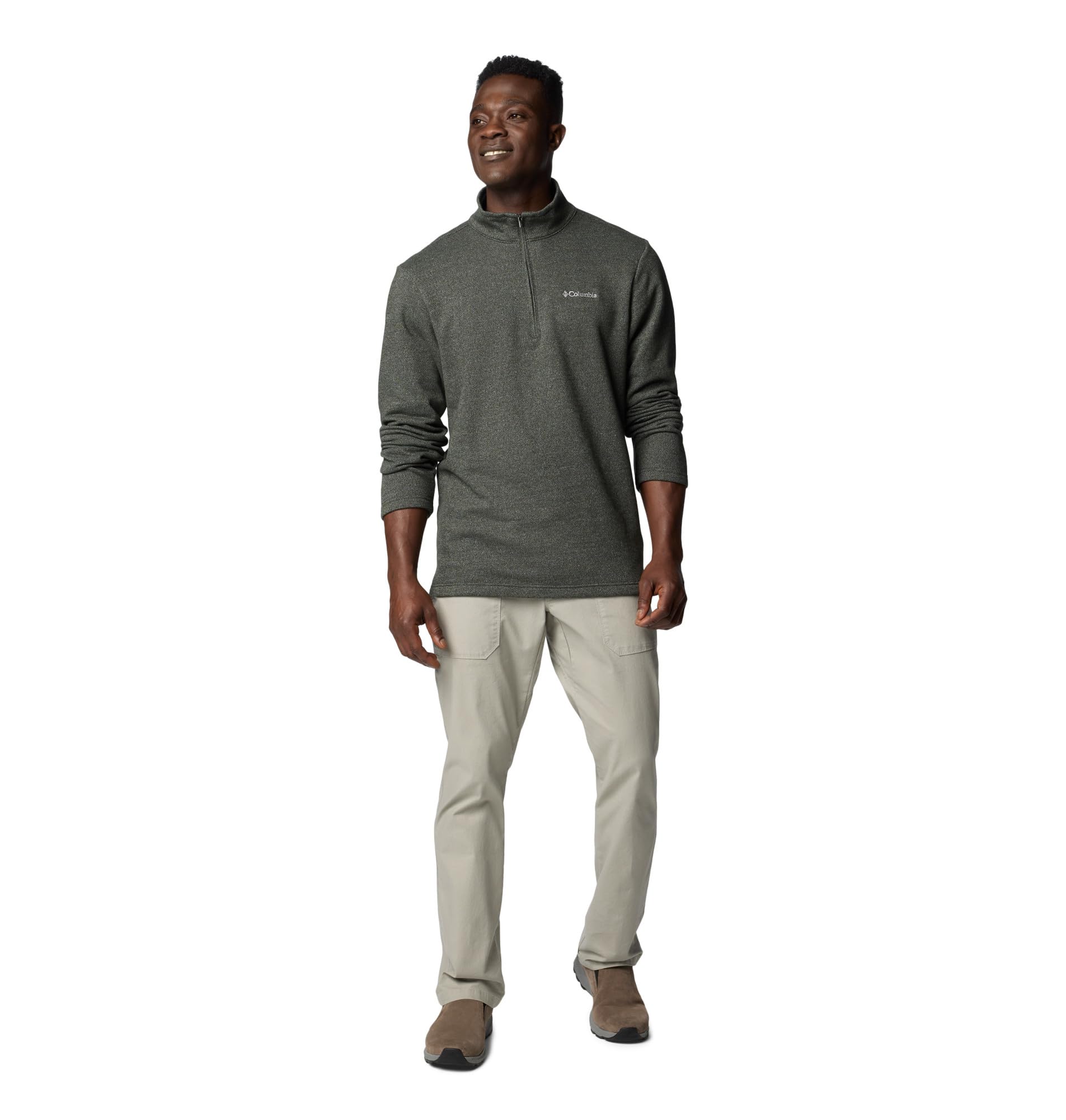 Columbia Con Mezza Zip Maglione Uomo (Pacco da 1)