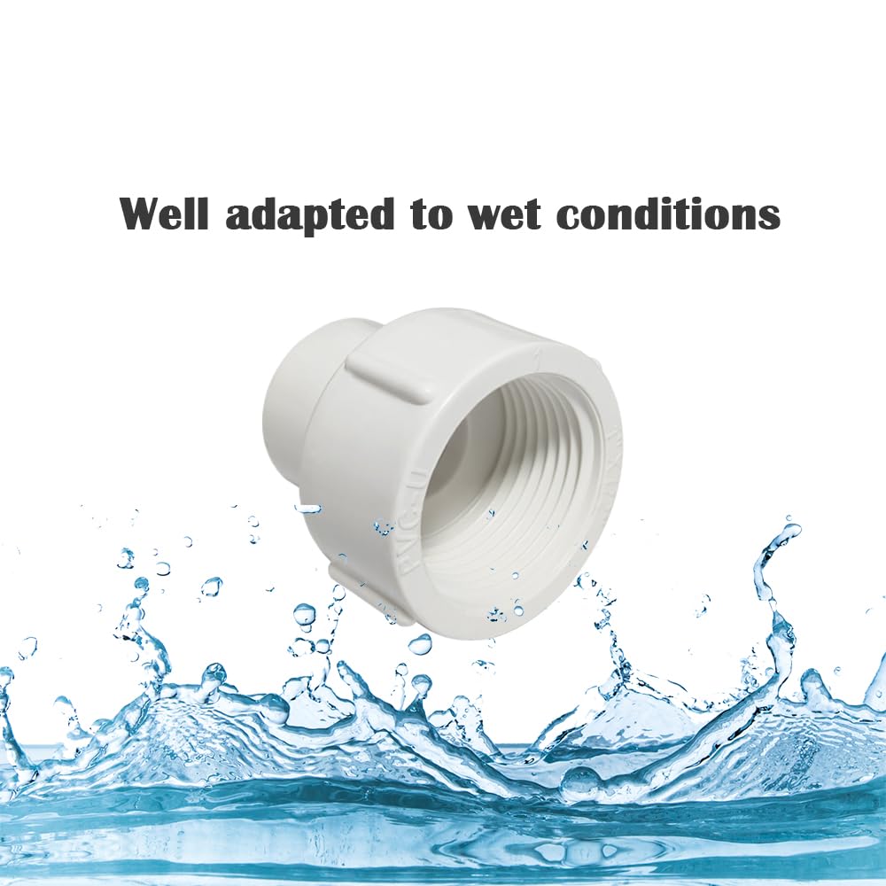 Snapklik.com : 10PCS 1/2 To 3/4 Inch Female To Female Threaded PVC ...