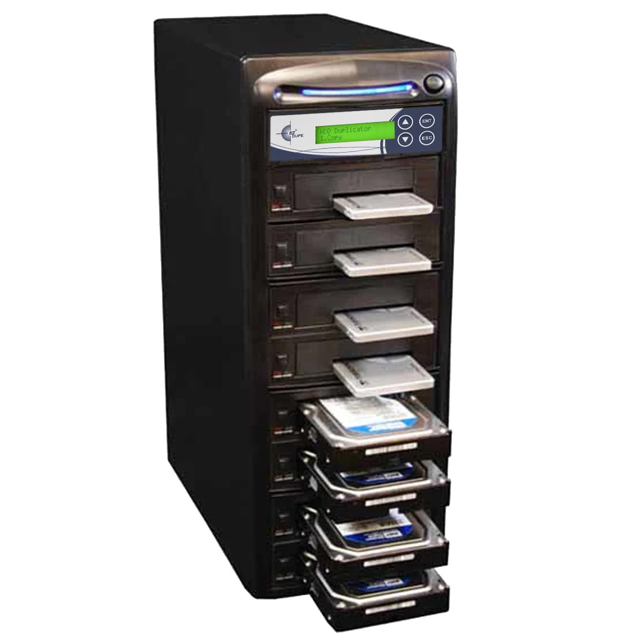 EZ DUPE 1 to 7 SSD HDD Hard Drive Tower Duplicator - 36GB/Min H07PROHSATB