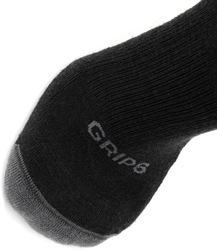 GRIP6 Crew Socks - Merino Wool Socks Made in the USA, Lightweight Wool Hiking Socks, Crew Socks for Men and Women