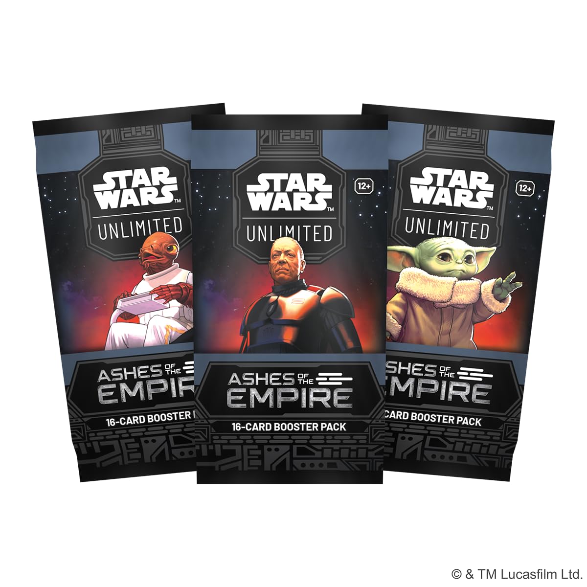 Asmodee Star Wars: Unlimited TCG Ashes of the Empire BOOSTER PACK - Trading Card Game Expansion with Rare or Legendary Card & Foil, Battle of Endor Set, Ages 12+, 2+ Players, 20 Minute Playtime
