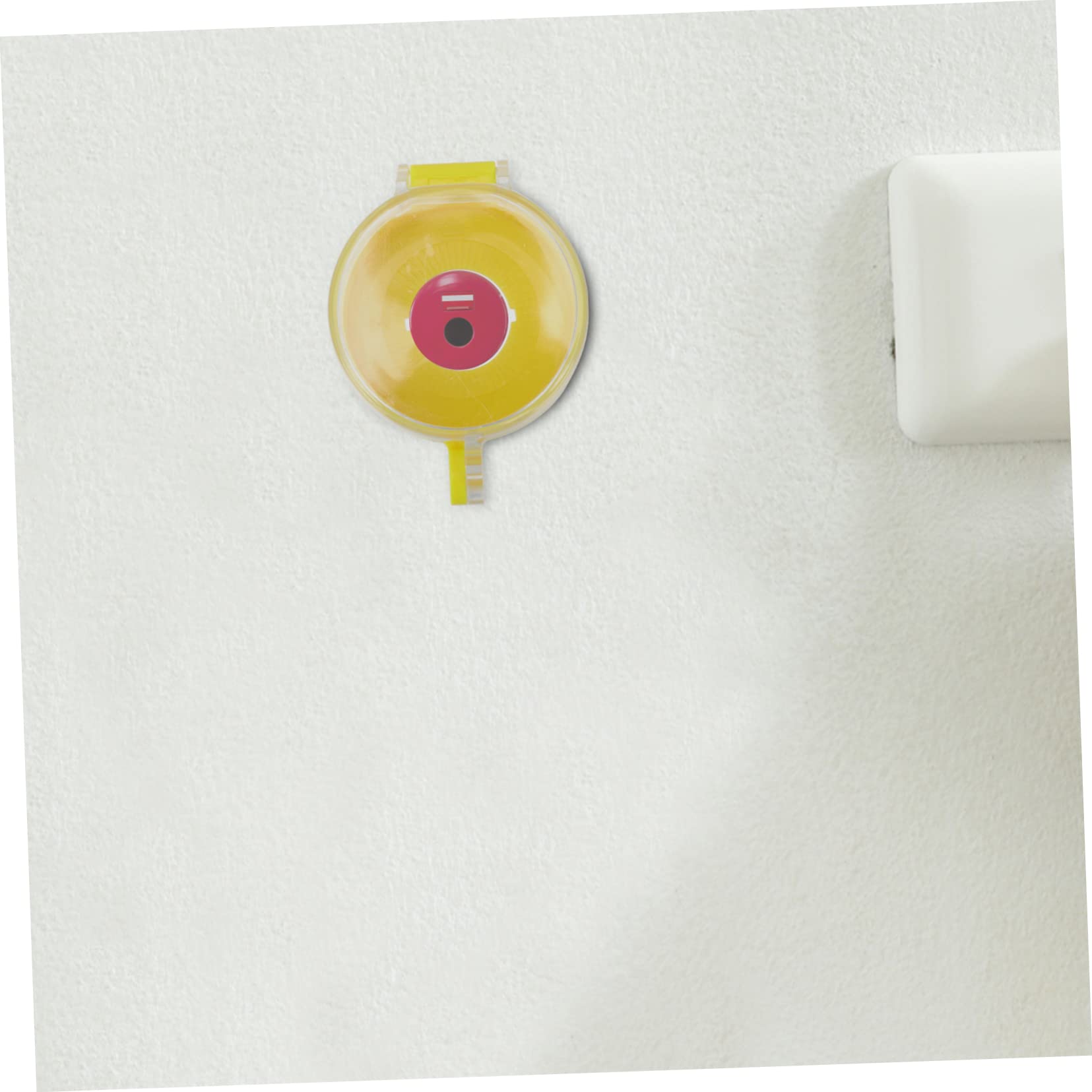 OUNONA 4pcs Guard Safety Button Cover Protective Sturdy Button Guard Wall Switch Guard Protector Waterproof Simple Flat Protection Yellow