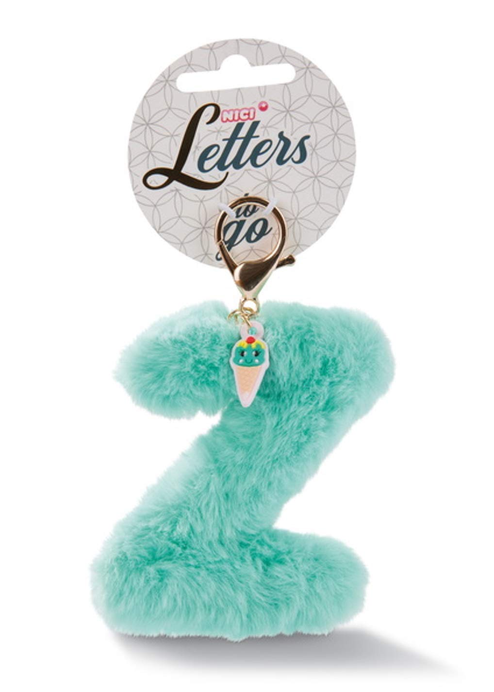 NICI- Letters to Go Keyring, Turquoise (45633)
