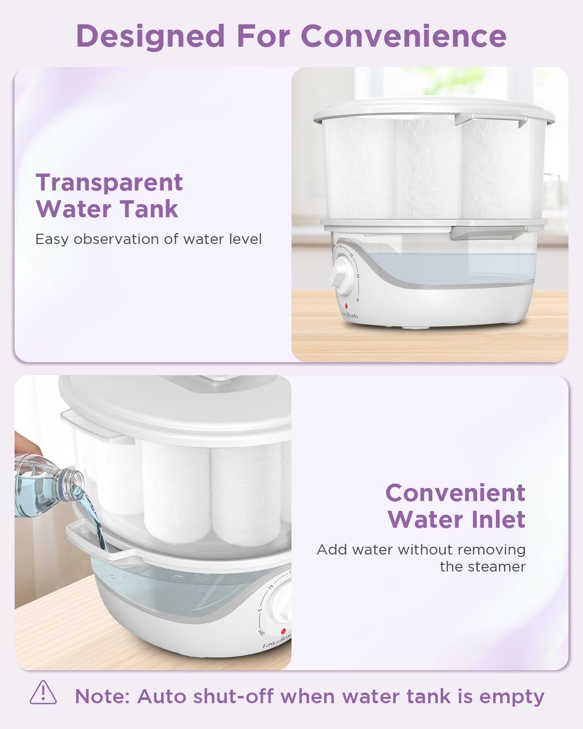 EASYINBEAUTY Portable Hot Towel Warmer and Steamer for Spa & Salon