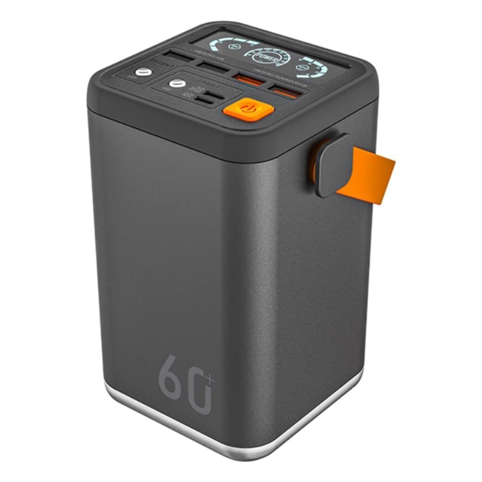 Cargador solar portátil de 60000 mAh KHUKHU para evitar cortes de luz con 4 USB 36W