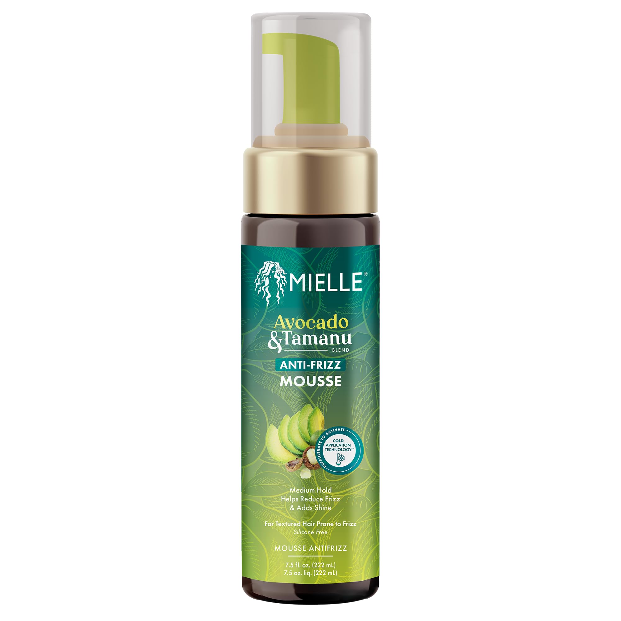 Amazon.com: Mielle Organics Avocado & Tamanu Curly Hair Mousse