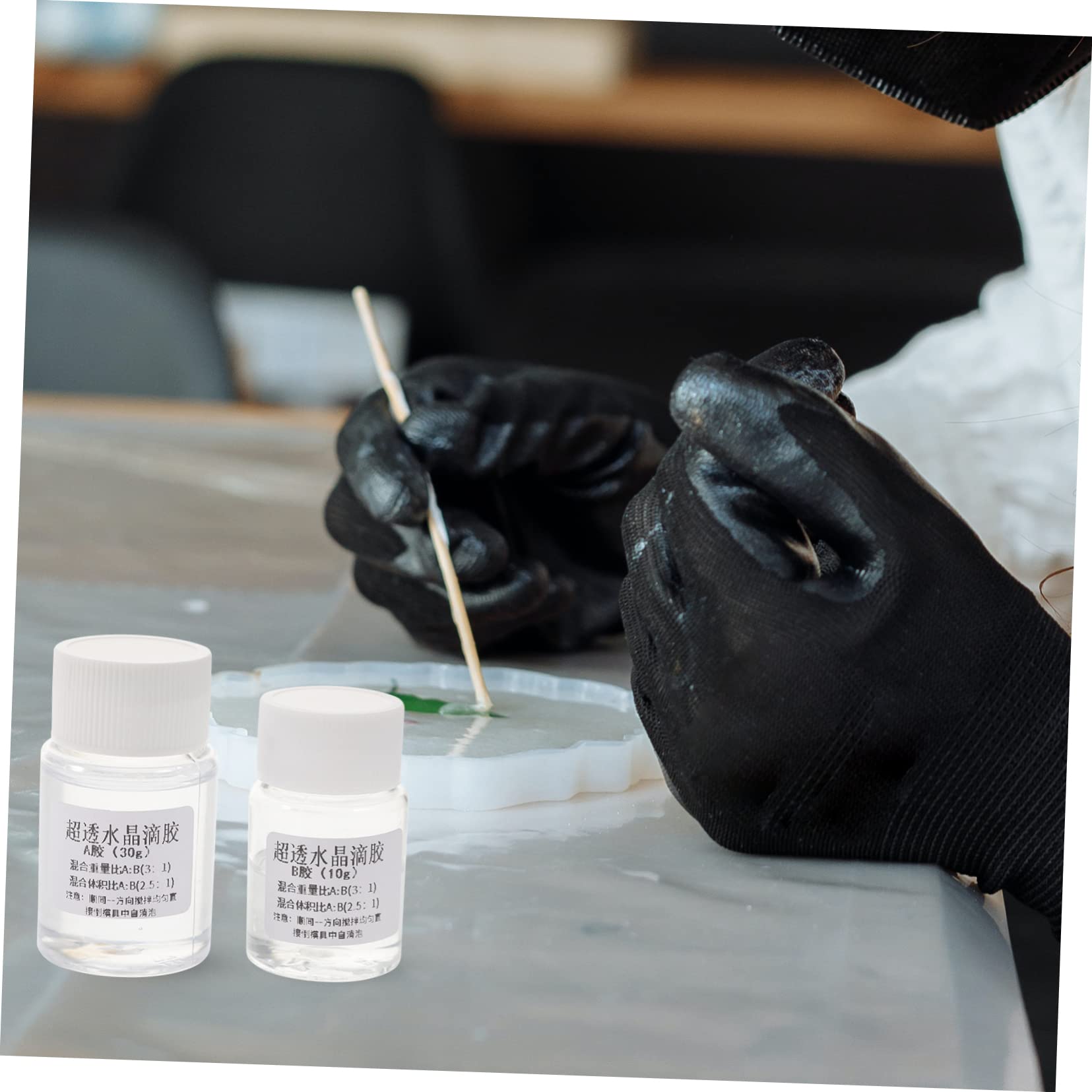 Healvian 6sets Colla Epossidica Trasparente Per Gioielli Set Ab e Alta a Creazioni Artigianali e Riparazioni
