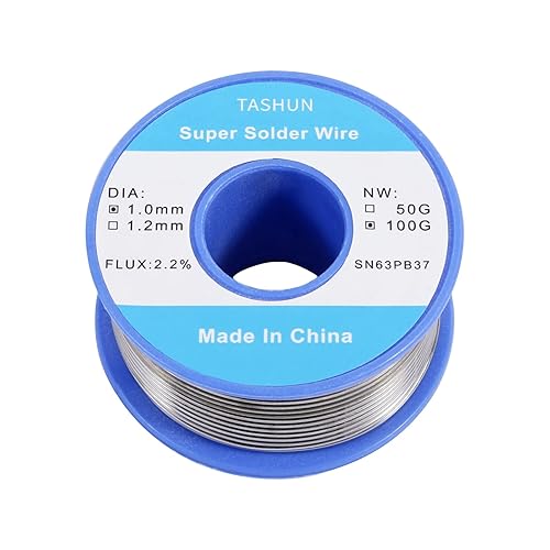 TASHUN Cable de soldadura Great Solder Sn63 Pb37 con menos humo menos residuos flujo bien y fuertes juntas de soldadura para soldadura eléctrica 06