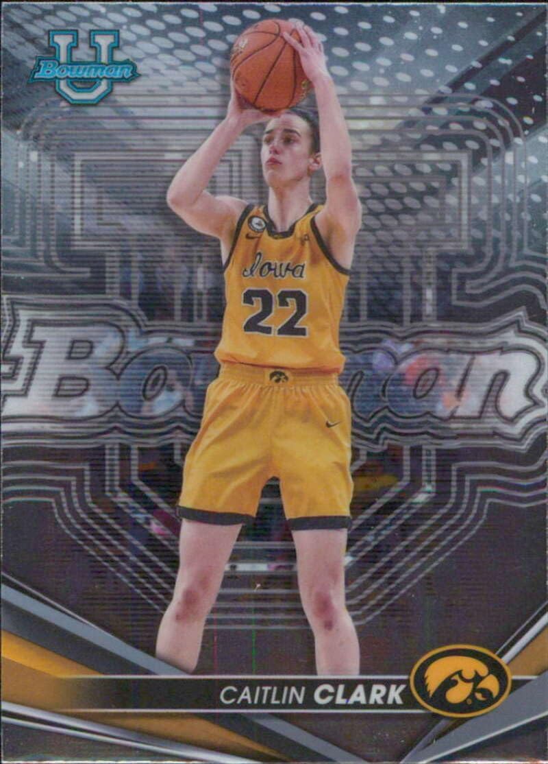 2022-23 Bowman University Best #50 Caitlin Clark Iowa Basketball Card - Sportscard Superstore