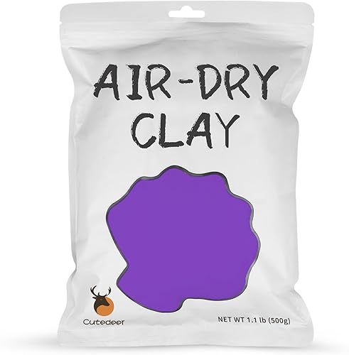 Arcilla Air Dry - Arcilla de modelado de espuma suave de 1.1 libras, arcilla mágica creativa para moldear para niños y adultos, suministros para