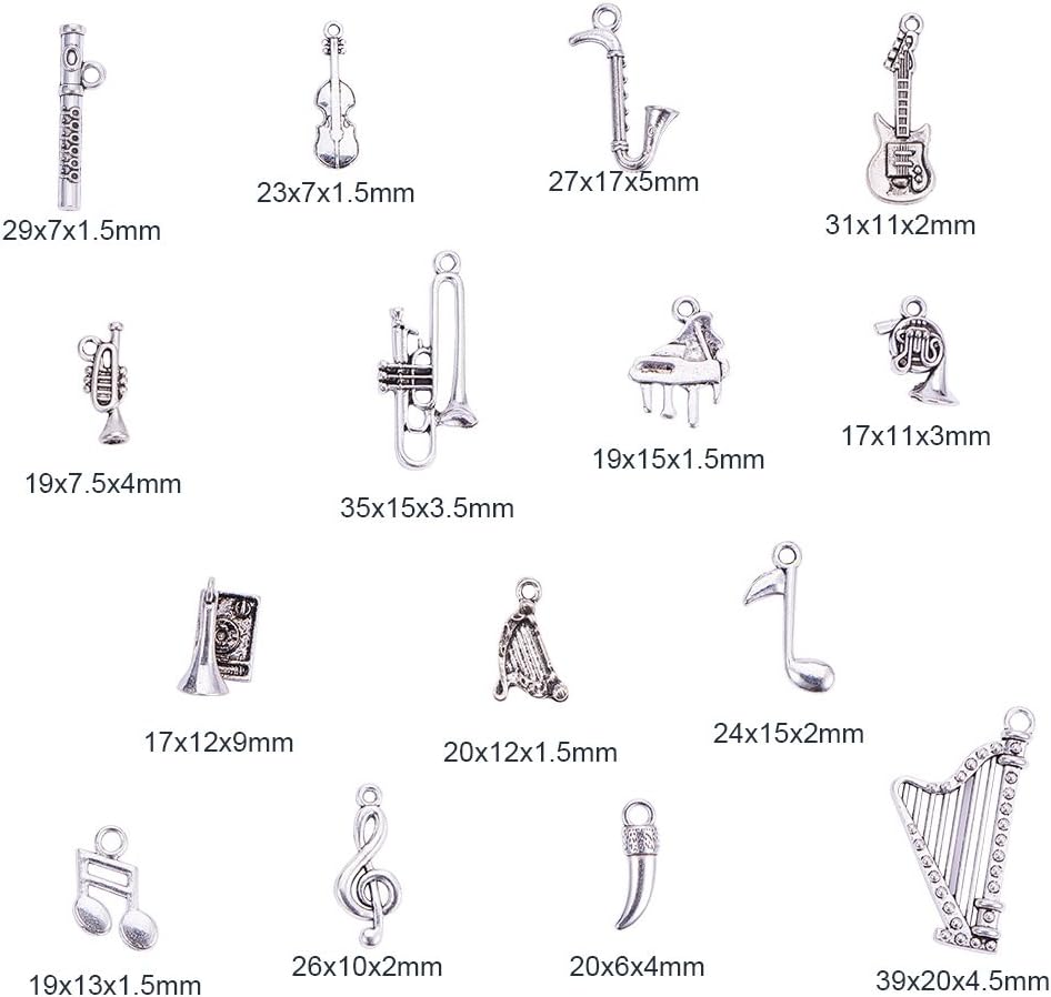 PandaHall 90pcs Music Charms - Image 3